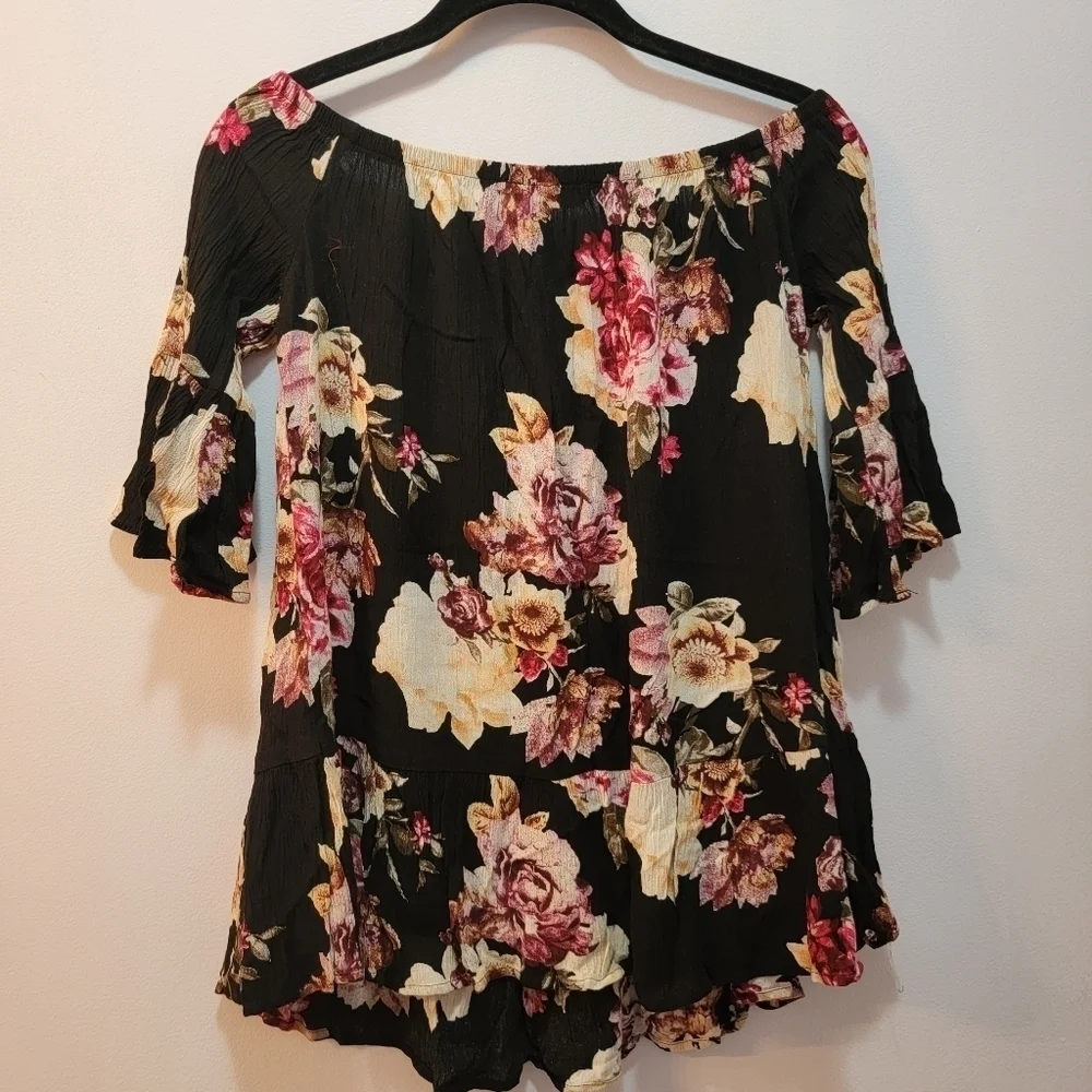 Promesa Flowy Floral Blouse Size S - Picture 2 of 4